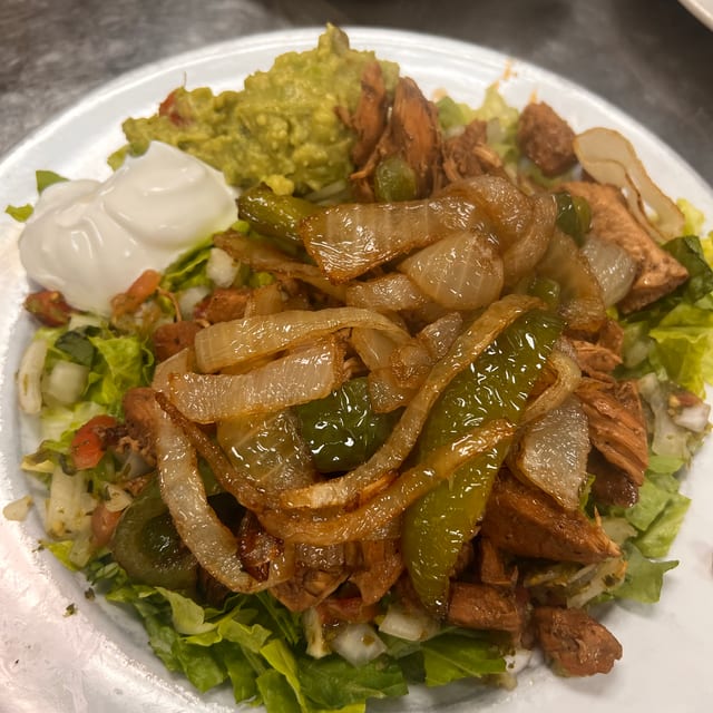 Chicken Fajita Salad.